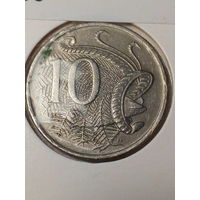 10 цент Австралия 1980 год