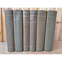 Пушкин в 6 томах (комплект). 1949-1950гг. Собрание сочинений.