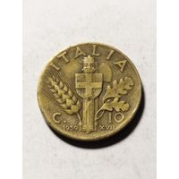 Италия 10 сентизим 1939