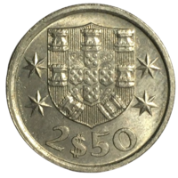 Португалия 2,5 эскудо, 1977 [AUNC]