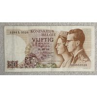 Банкнота 50 франков 1966 год. Бельгия