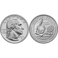 25 центов 2025 США Алтея Гибсон, Американские Женщины UNC двор Р