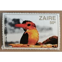 Марка Заир, Конго, фауна, птицы, 1982 г.