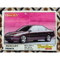 Вкладыш Turbo (Турбо) Super (серия 401-470, Супер), номер 415, Mercury Premys. #2. Возможен небольшой торг.