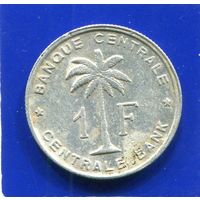 Бельгийское Конго , Руанда - Урунди , 1 франк 1959