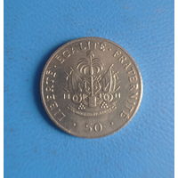 Гаити 50 сентим (сантимов) 1991 год