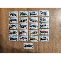Turbo Le Mans Турбо Ле-Ман  (21 шт) Вкладыши наклейки фантики авто auto