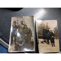 Старинная старая фотография 2 шт. Ровно 1930 г.и фото из ИзраиляМежвоенная Польша