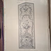 MODELE DUN PANNEAU. Paris. 44x31cm. 19-20век.    РАСПРОДАЖА КОЛЛЕКЦИИ.