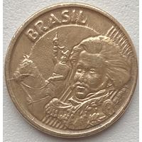 Бразилия 10 сентаво 1998 г.