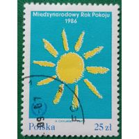 Польша 1986. Международный год спокойного солнца