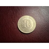 Турция 10 курушей 2016