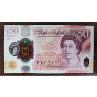 Великобритания (Англия) 50 фунтов 2020 Unc P-397a полимер UNC