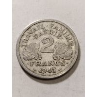 Франция 2 франка 1943