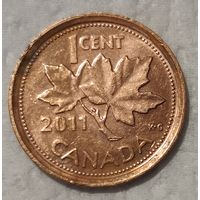 Канада 1 цент, 2011 Не магнетик (14-16-5)
