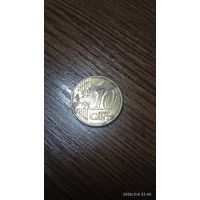 Австрия 10 евроцентов 2015