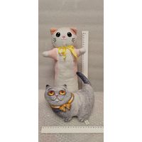 Коты, мягкие игрушки