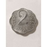 Индия 2 пайса 1978 звезда
