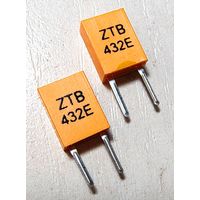 ZTB432E ((Цена за 5 штук)) Кварцевый резонатор керамический 432 КГц ZTB. ZTB432. 0,432000MHz
