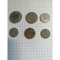 Монеты Польши 6 шт., одним лотом. Старт с 2-х рублей. Смотрите другие лоты много интересного.