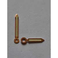 Комплект Новые Позолоченные Стрелки на Часы Восток Командирские СССР.