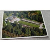 Посткроссинг. Открытка из Германии: Раштатт, дворец (10х15). Прошла почту. Марки, чёткий штемпель.