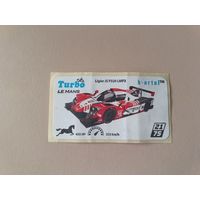 Наклейка Turbo Le Mans Турбо Ле-Ман  номер 21