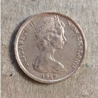 Новая Зеландия 1 цент, 1967 г., KM# 31