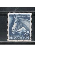 Германия-1941,(Мих.779) гаш. , Спорт, Скачки, Лошади, (одиночка)