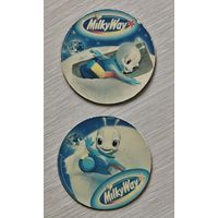 Магнитики. "Milky Way". Польша. 2003г. Цена за все.