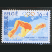 БЕЛГ. М. 2699. Олимпийские игры 1996 г. Плавание. ЧиСт.