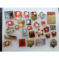 Значки "Ленин" - 27 шт.