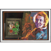 1996 Буркина-Фасо B1405a/B169 золото Музыка - Джерри Гарсия  MNH