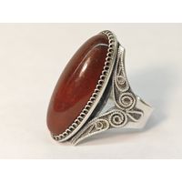 Серебряное кольцо Яшма СССР