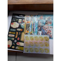 Лот наклеек