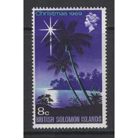 Британские Соломоновы острова /British Solomon Islands 1969** Рождество Mi#189