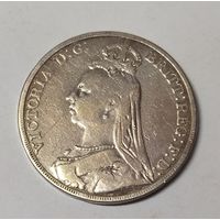 1 крона 1889 Великобритания крупное серебро! В коллекцию!