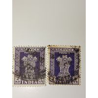 Индия 1957 с изображением Львиной капители Ашоки