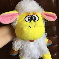 Овечка сумочка забавная мягкая Игрушка в которую можно сложить другие Мелкие Игрушки