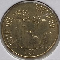 Ватикан 20 лир 1984 г. В холдере