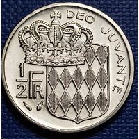 Монако 1/2 франка 1979 г.