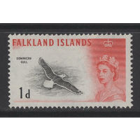 Фолкленды / Falkland Is 1966* 1d  Доминиканская чайка