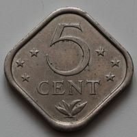 Нидерландские Антильские острова, 5 центов, 1985 год, VF