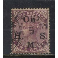 GB Индия Британская Служебные 1883 V Надп Стандарт #28