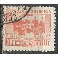 Колумбия. 10 лет договора о прекращении Гражданской Войны. 1940г. Mi#442.