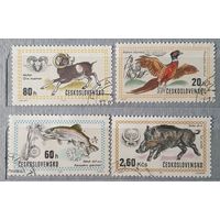 Чехословакия трофеи охоты 4шт