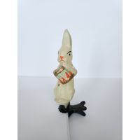 Елочная игрушка Заяц с барабаном 2