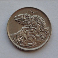 Новая Зеландия 5 центов. 1970 г.