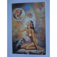 Календарик 1992 г.  Work of art.