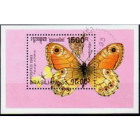 Камбоджа 1993 Бабочка Блок